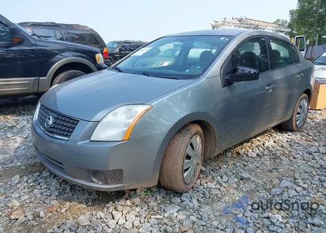 2007 Nissan Sentra 2.0S z USA, uszkodzony, nr VIN 3N1AB61E47L717934